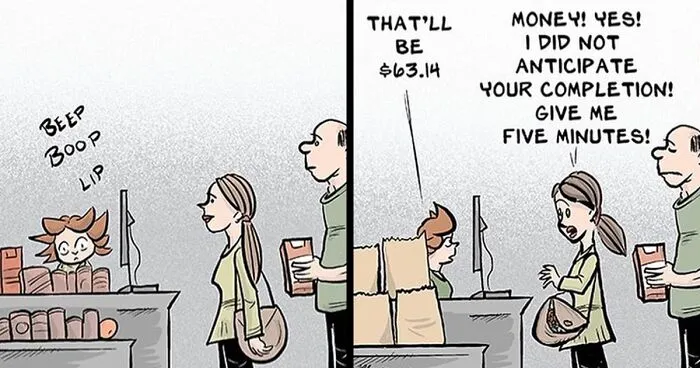 40 Humorous Comics That Retail Workers And Regular People Will Probably Relate To, By Stephen Beals (New Pics)