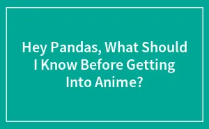 Hey Pandas, What Should I Know Before Getting Into Anime? (Closed)