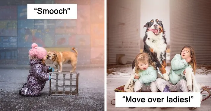 I Challenged Myself To Photograph Children With Their Dogs, And Here Are The Best 21 Photos