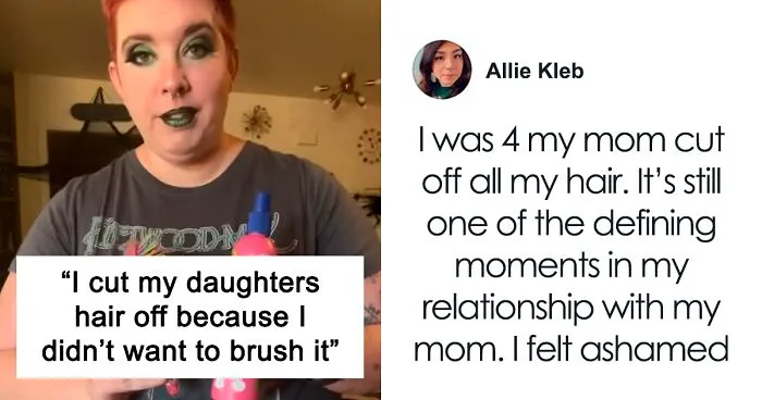 Mom Cuts Her Toddler’s Hair Off Because She Doesn’t Want To Brush It Anymore
