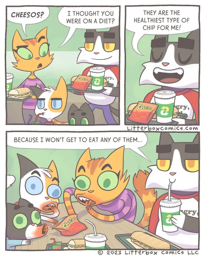 I’ve Been Drawing Relatable Comics On Parenting, And Here Are My Newest 33 Illustrations Of My Family Of Cats