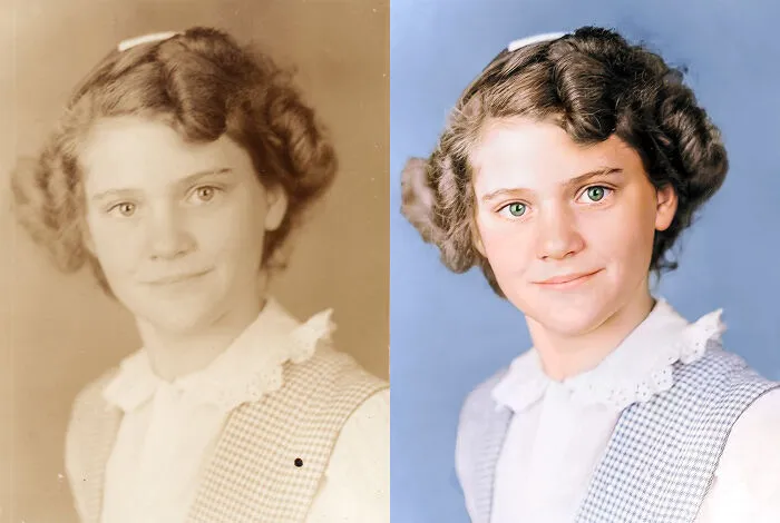 10 Examples Of Photo Restoration, Colorization, And Retouch Of Portraits From Around The World