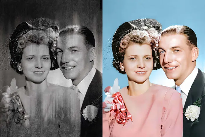 10 Examples Of Photo Restoration, Colorization, And Retouch Of Portraits From Around The World