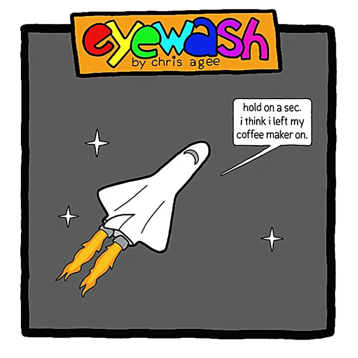 "Eyewash": My 45 One-Panel Comic Strips With Pithy Humor (New Pics)