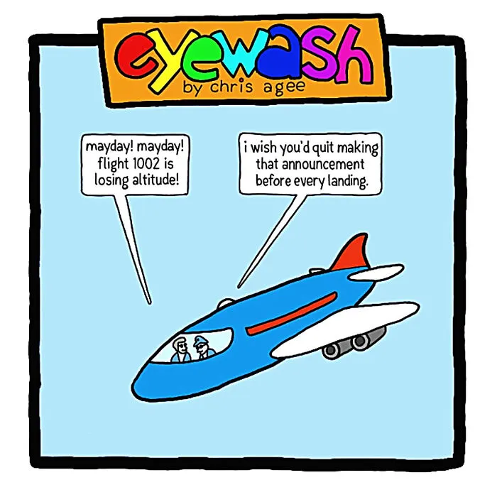 "Eyewash": My 45 One-Panel Comic Strips With Pithy Humor (New Pics)