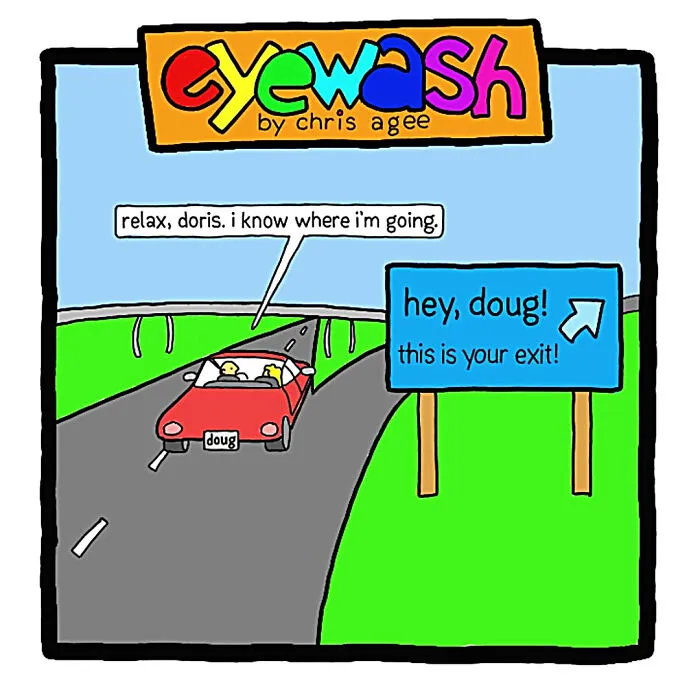 "Eyewash": My 45 One-Panel Comic Strips With Pithy Humor (New Pics)