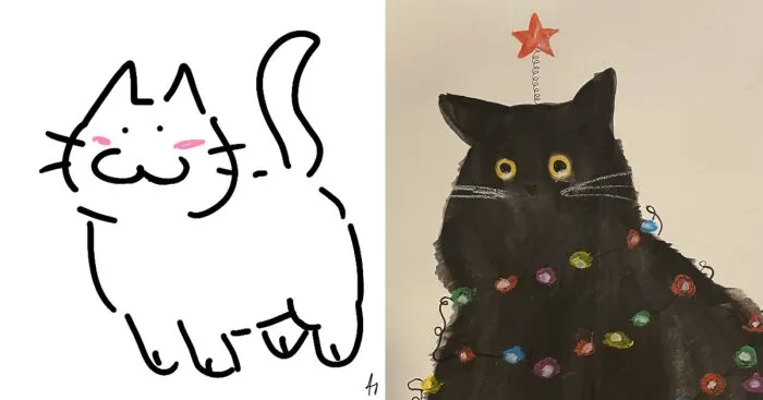 Hey Pandas, Show Us Some Cat Drawings