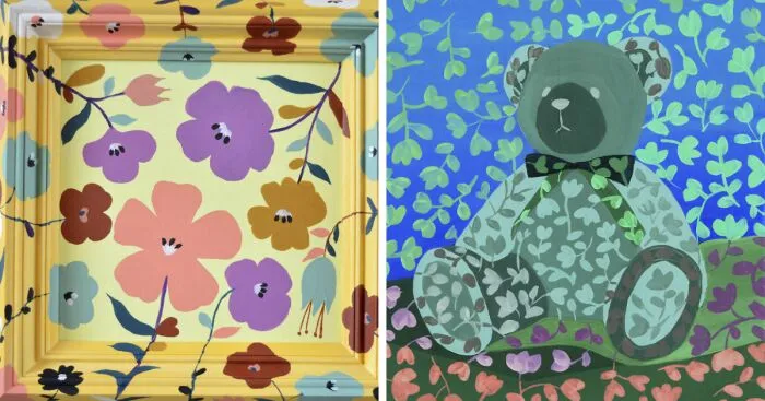 I Painted 17 Flower-Patterned Artworks