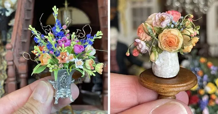 These Tiny Flower Arrangements Will Make Your Day Bloom (21 Pics)