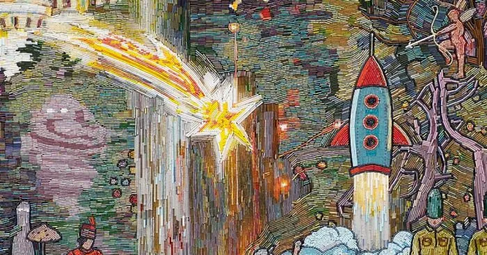 To Make The Paintings “Alive” I Cover Them With Glass Beads (17 Pics)