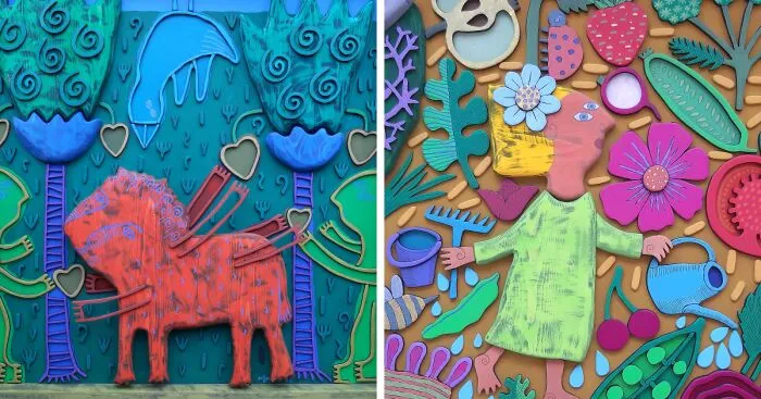 Marius Jonutis: Bringing Wood To Life With Color And Charm (19 Pics)