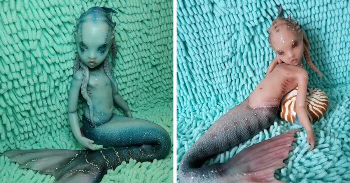 I Made These Unique Mermaid Dolls (9 Pics)