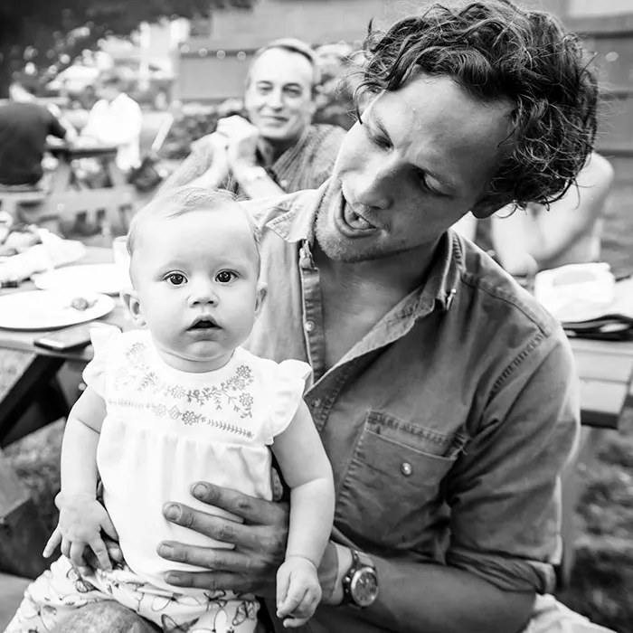 My Dad Loving The Sight Of His Son Being A Dad