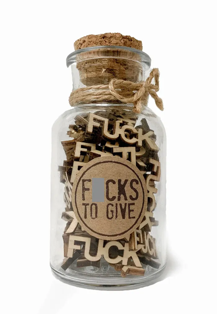 Small Jar Of F**ks