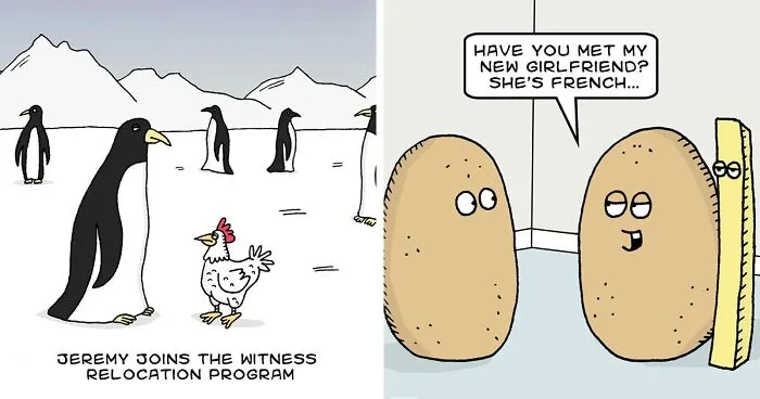 This Artist Has The Talent To Make People Laugh With Single-Panel Jokes (40 New Pics)