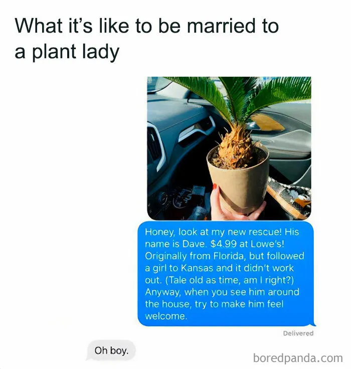 30 Hilarious Memes That Might Hit Too Close To Home For People Who Can't Just Go Past A Plant