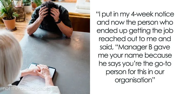"The Guy Who Got The Job I Wanted Reached Out To Me For Help With His Job"