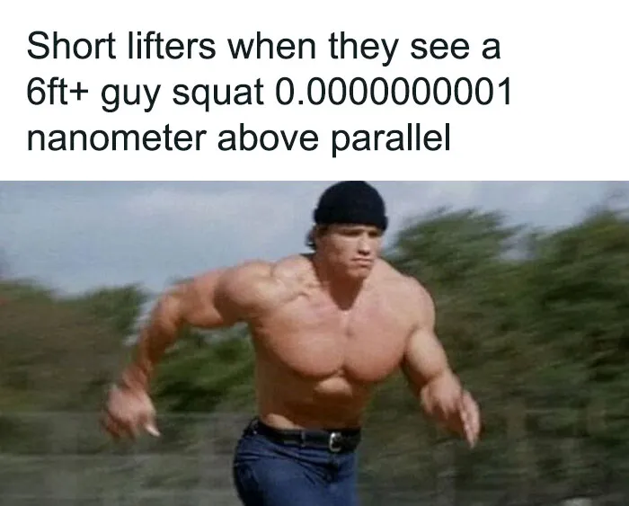 Muscular man running, illustrating gym meme humor relatable to true gym rats.