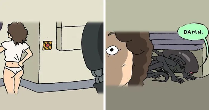 35 Ridiculous Comics With Unexpected Endings By This Artist