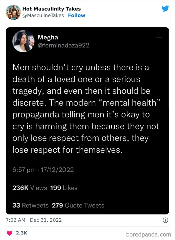 "Welcome to the Alpha Zone": 40 Absurdly Masculine Takes That Are So Bad, They Had To Be Shamed On This Twitter Page (New Posts)