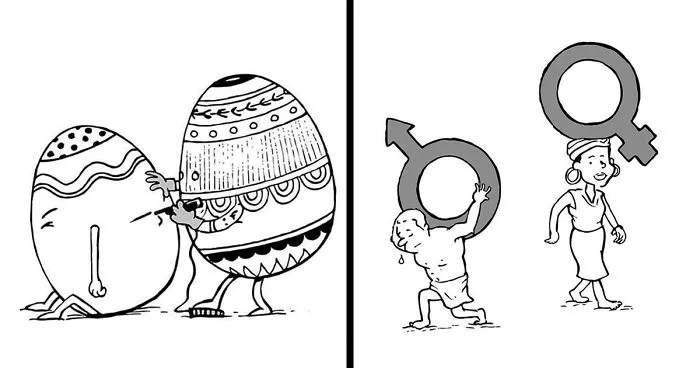 This Artist Continues To Make Humorous Comics Without Using A Single Word, And Here Are His 30 Newest Ones