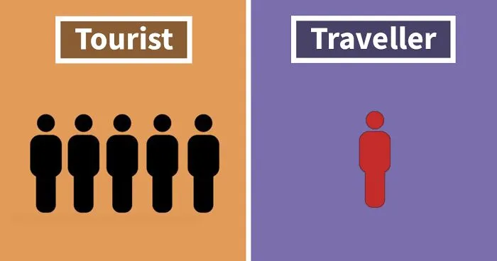 Holidify Released A Series Of Images Illustrating The Differences Between Tourists And Travelers (12 Pics)