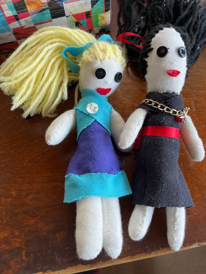 Sewed These By Hand. Made The Pattern Myself