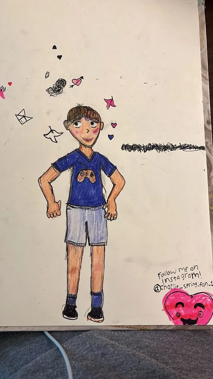I Drew My Boyfriend, In The Ate