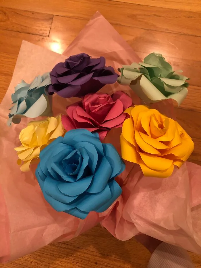 Flowers For My Mom Birthday (It Kinda Got Squished So It’s A Little Bad)