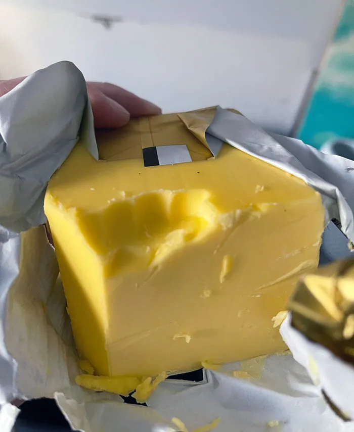 I'm Very Patiently Waiting For My Fiance To Wake Up So I Can Find Out Why There Is A Bite Mark In The Butter