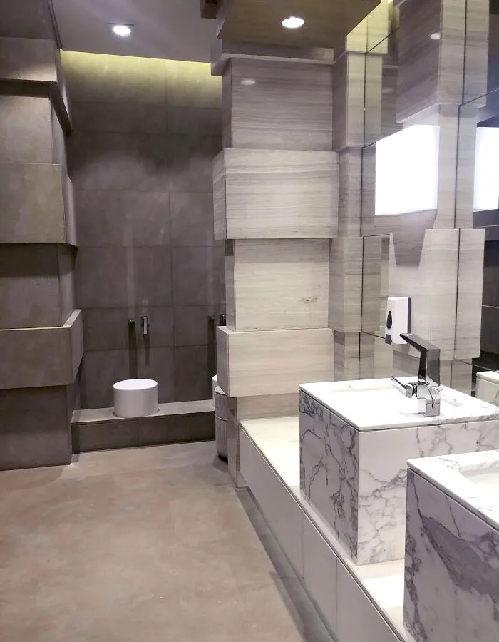 Some Public Bathrooms In Dubai Have A Place To Wash Your Feet Before Praying