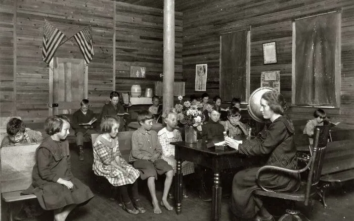 A One Room School House, 1923