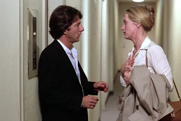 Dustin Hoffman & Meryl Streep On Set Of Kramer vs. Kramer