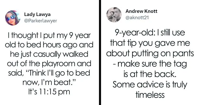 Parents Are Sharing Their Unsugarcoated Reality Of Raising A 9-Year-Old In 50 Funny Tweets