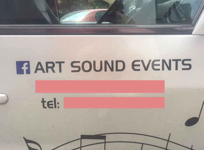 Unfortunate Placement Of The Facebook Logo