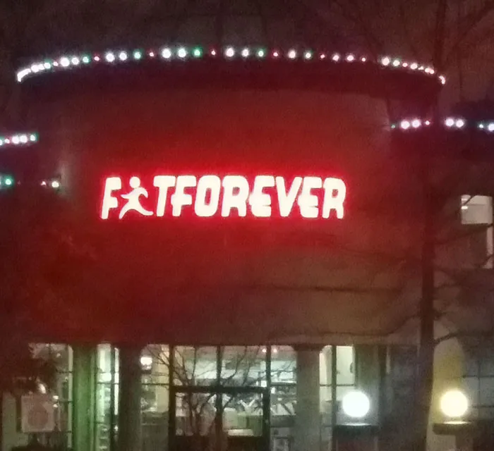 An Unfortunate Logo For A Fitness Center