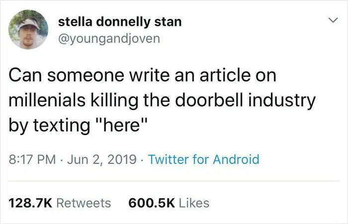 Doorbell? What’s A Doorbell?