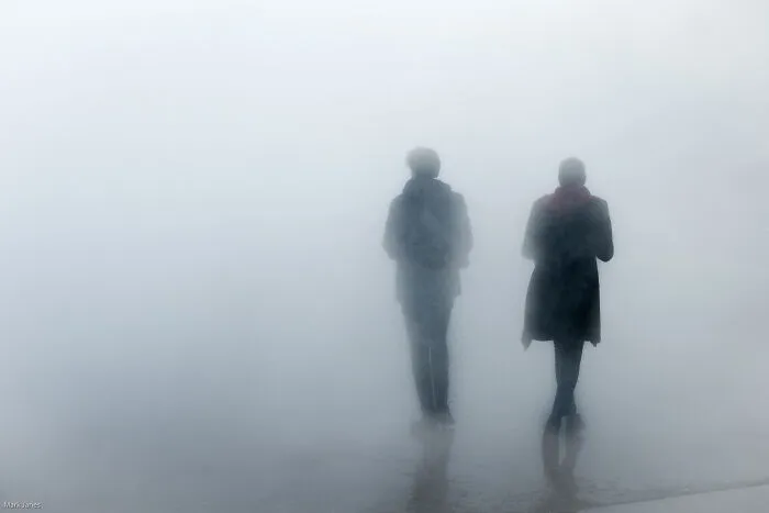 Figuras en la niebla