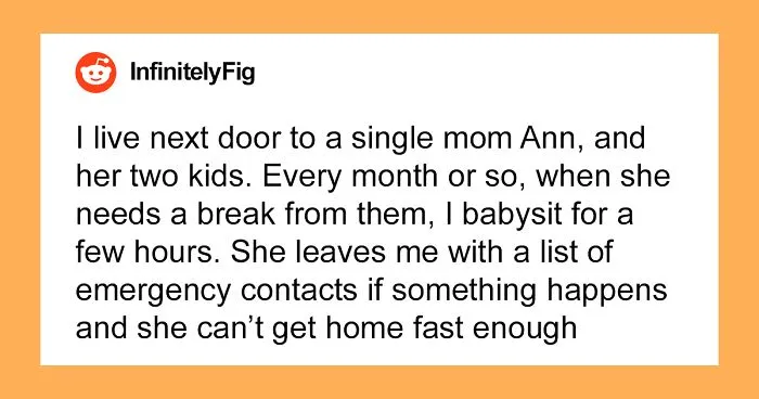 Mom Refuses To Pay Babysitter An Extra $10 For 'Crisis Pay', So He Refuses To Babysit