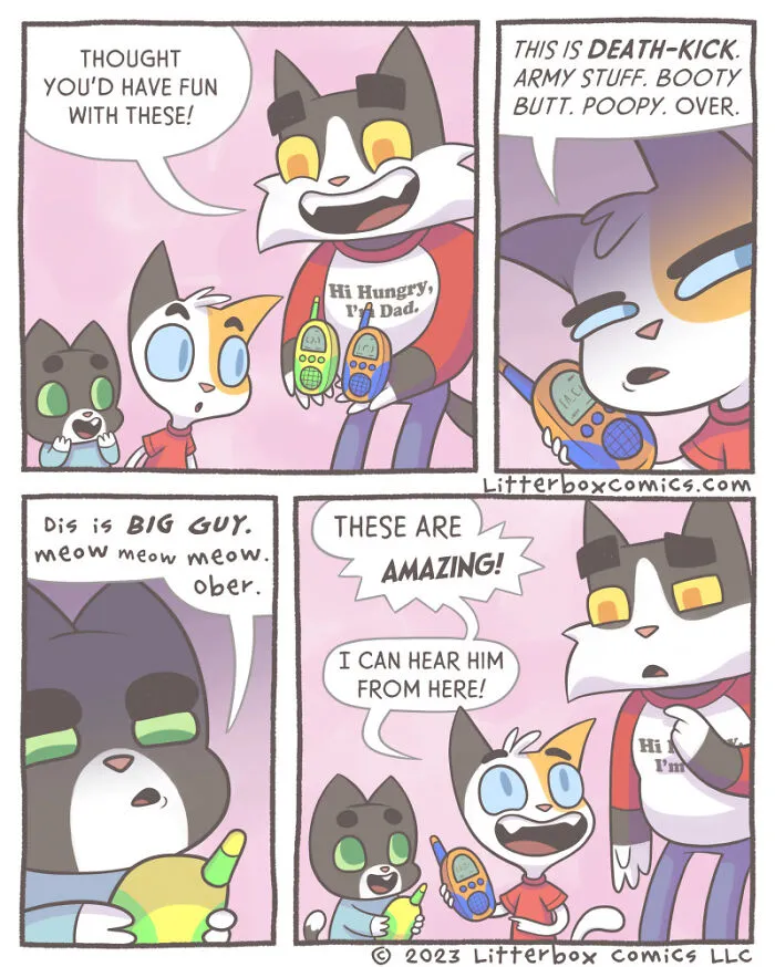 I’ve Been Drawing Relatable Comics On Parenting, And Here Are My Newest 33 Illustrations Of My Family Of Cats