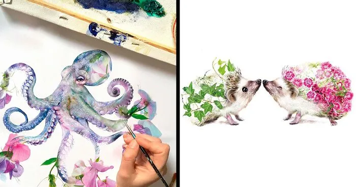 My 50 Botanical Animals That I Painted