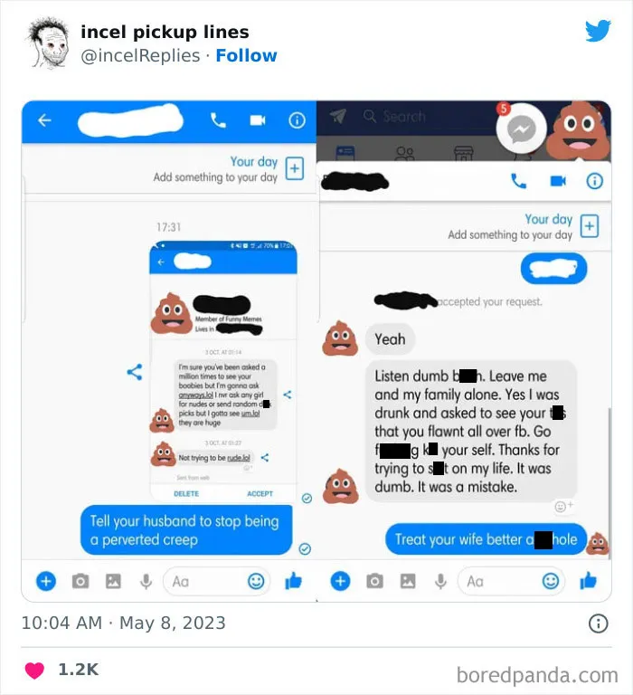 30 Times 'Nice Guys' Showed Their True Incel Nature As Soon As They Got Rejected, As Shared On This Twitter Page (New Pics)