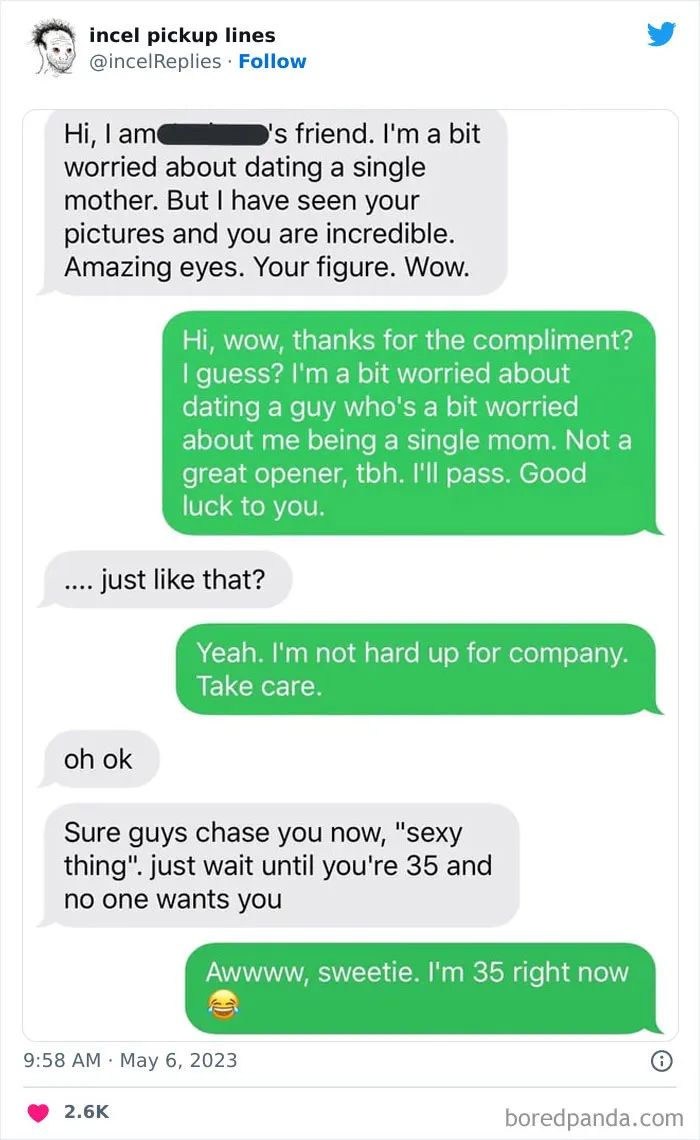 30 Times 'Nice Guys' Showed Their True Incel Nature As Soon As They Got Rejected, As Shared On This Twitter Page (New Pics)