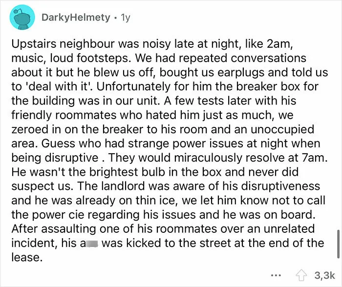 Revenge On A Rude Neighbor