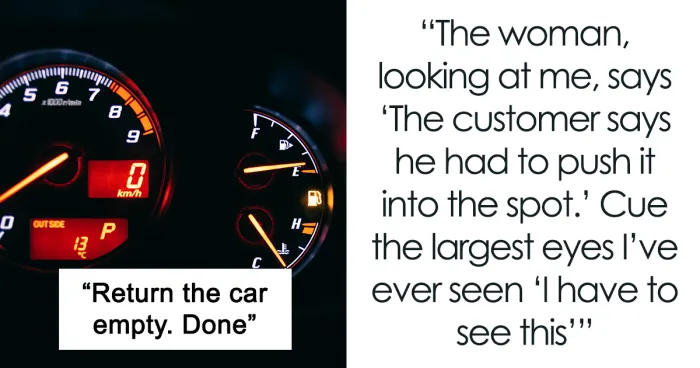"Return The Car Empty. Done": Guy Maliciously Complies With Car Rental’s Rules