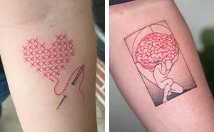 100 Showstopping Red Ink Tattoos We Absolutely Wouldn’t Mind Getting