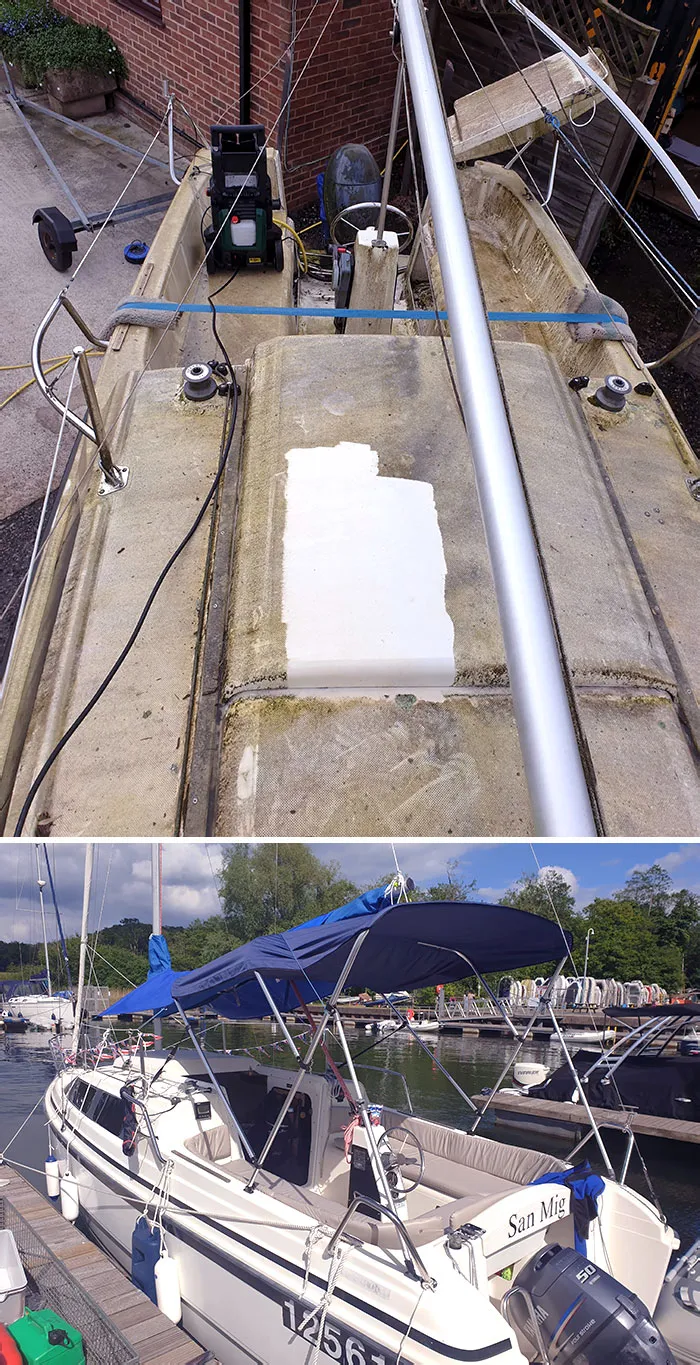 I Bought A Sailing Boat That Had Been Stood Unused For 15 Years. Nothing That A Good Clean Can't Fix