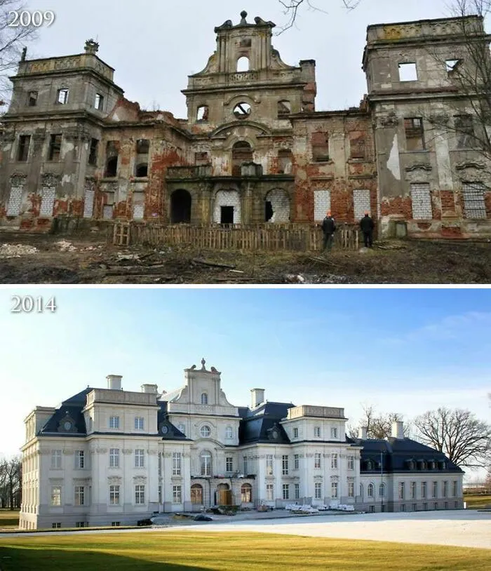 Schloss Brauchitschdorf (Pl: Pałac W Chróstniku), Built In 1728, Restored In 2009-2014. Chróstnik, Poland