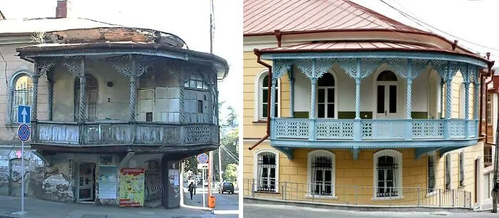 A Historic Building In Tbilisi, Georgia