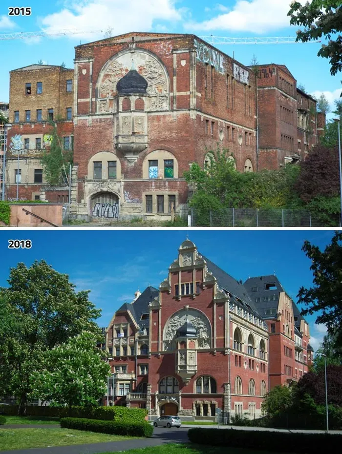 Deutsches Buchgewerbehaus In Leipzig/Germany - Built 1898-1901, Reconstructed In 2018